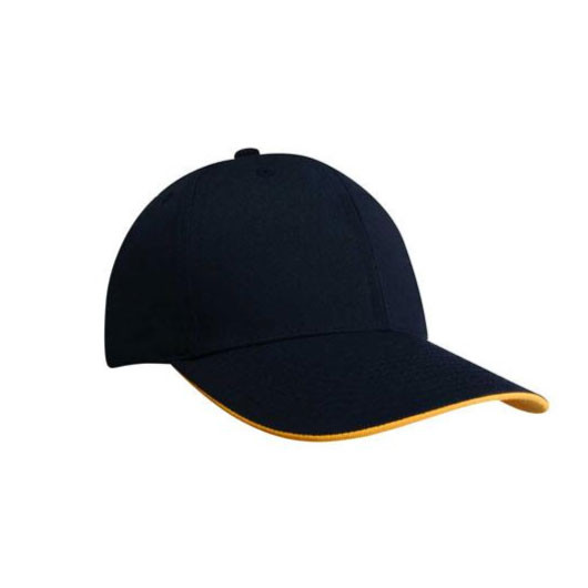 Navy Gold Earth Friendly Sandwich Caps
